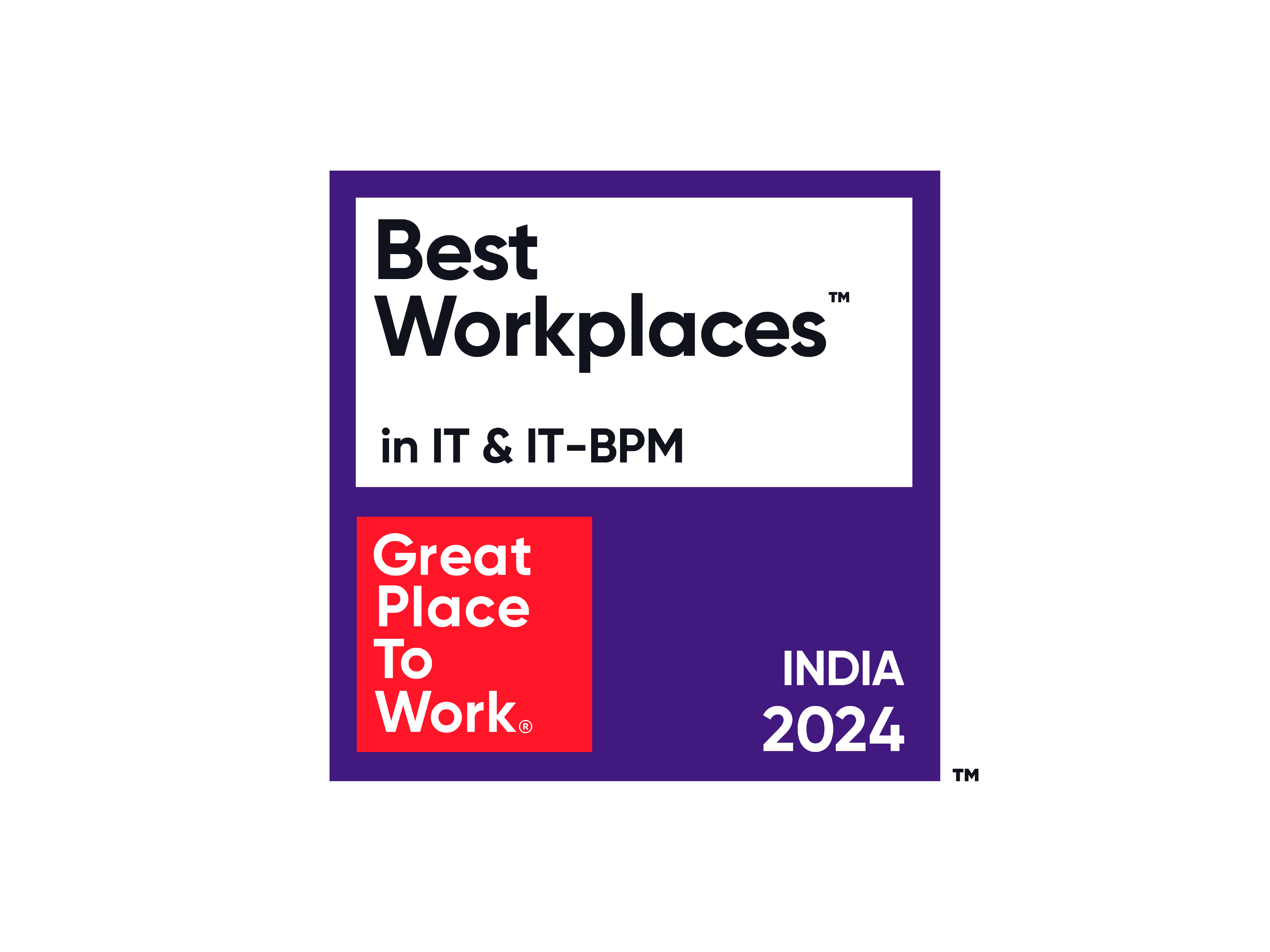 India's Best Workplaces in IT & IT-BPM 2024